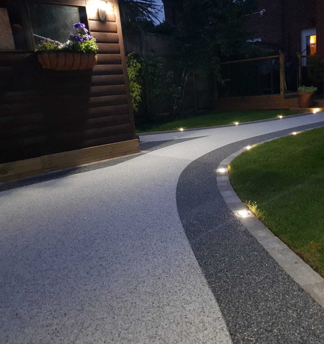 Resin bound driveway