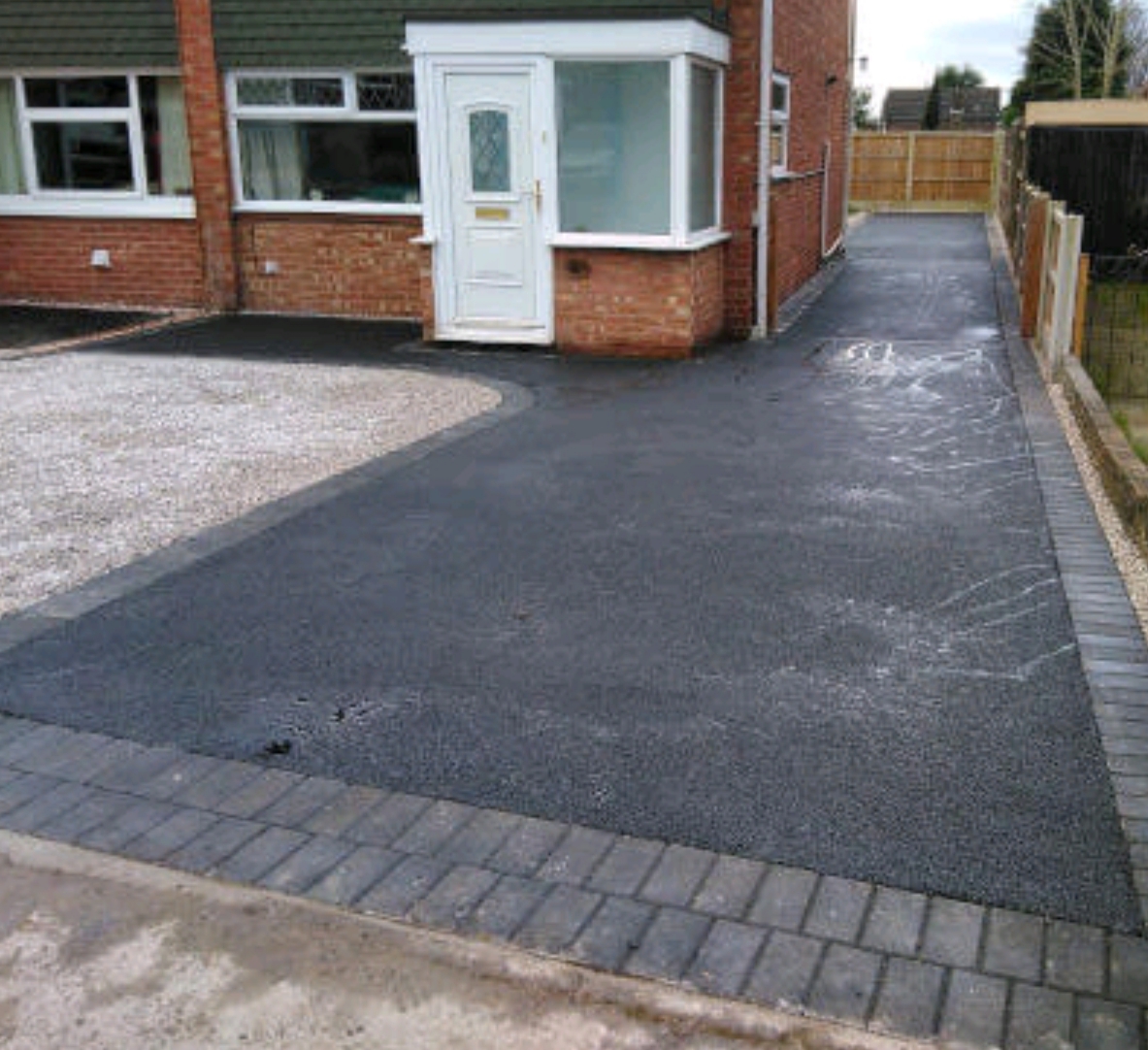 Tarmac driveway